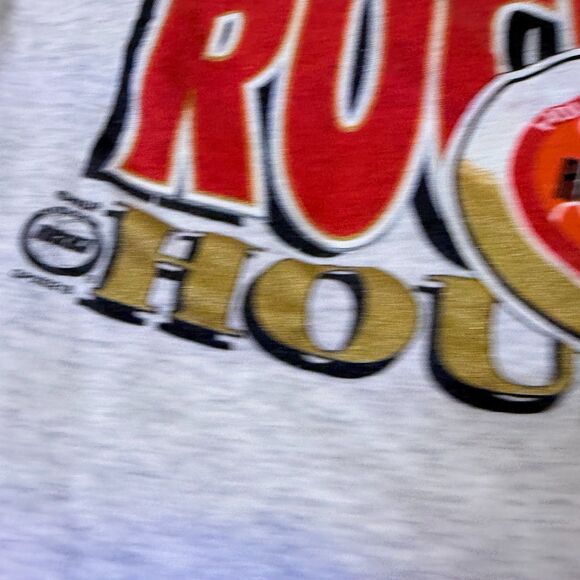 Vtg 1995 Houston Rockets NBA Finals Champions T-Shirt Blue Wave XL Back to Back - Picture 10 of 13